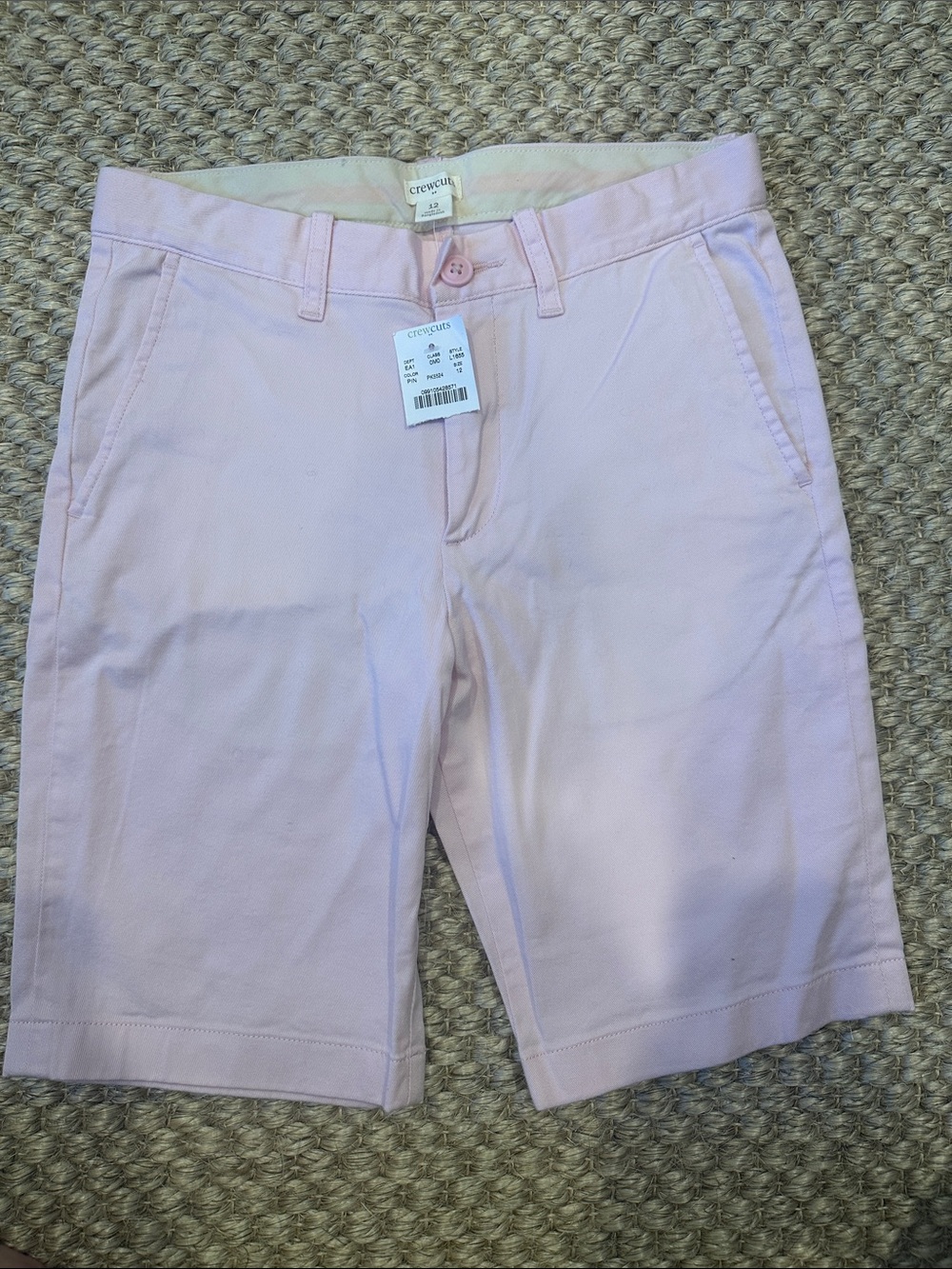Crewcuts Pastel Pink Chino Shorts